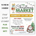 Christmas Market Fundraiser Flyer Social Media BUNDLE - Simple Desert Designs